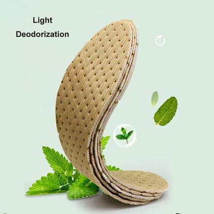 Men Women Shoes Pad Mint Deodorization Insoles Breathable Soft Comfortable Soles