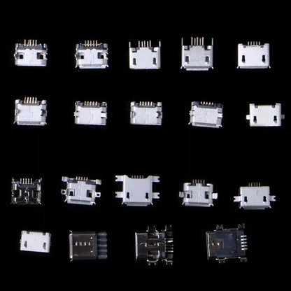 Connector Socket Jack 240Pcs Micro USB Android Mobile Phone Charging Accessories