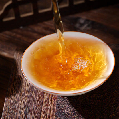 China Anhua Baishaxi Dark Tea with Golden Flower Dark Tea Fu Brick Fu Zhuan 300g