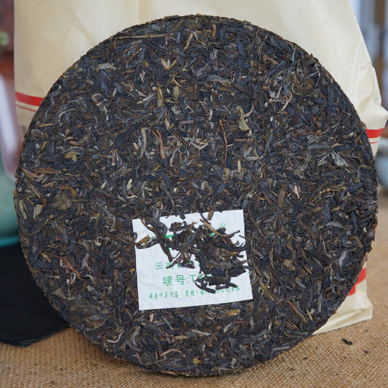 357g XIAGUAN Brand T8653 Discus Pu-erh Tea Cake Raw Sheng Green Puer Tea