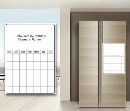 A3/42cm Magnetic Daily Weekly Monthly Planner Whiteboard Fridge Ref To Do List