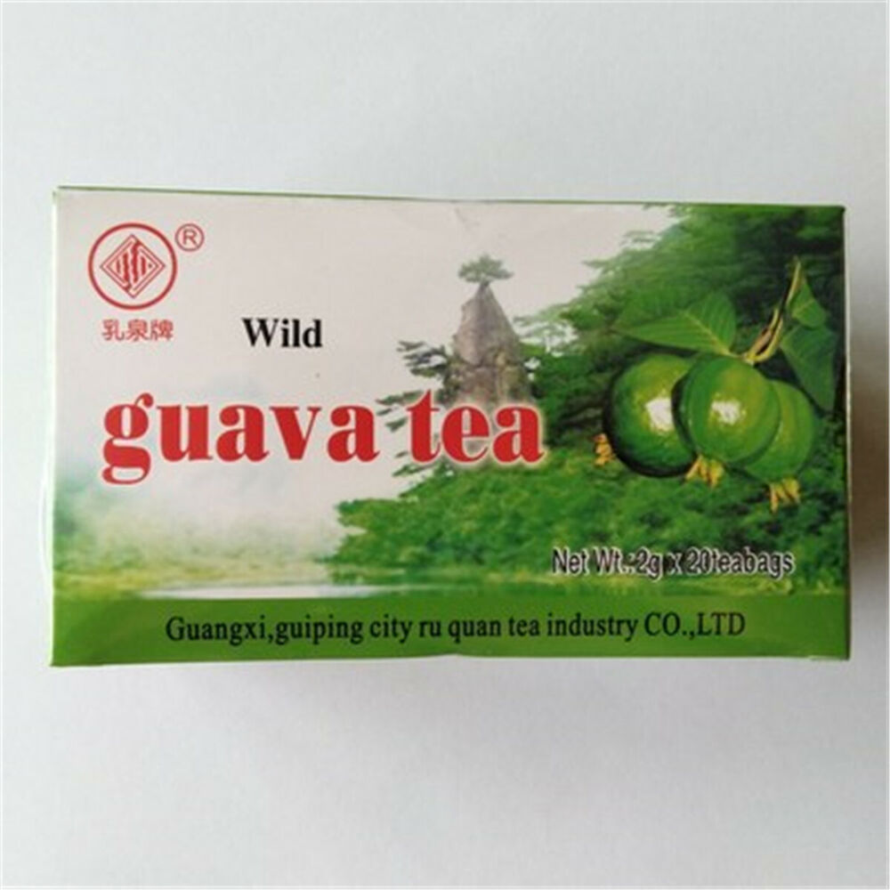 40g Premium Organic Green Tea 100%Natural Guava Leaves Tea Herbal Tea Tea Bags