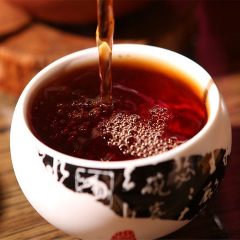 100g Yunnan Puerh Tea Moon Cake Flower Good Moon Round Green Food Pu Er Ripe Tea