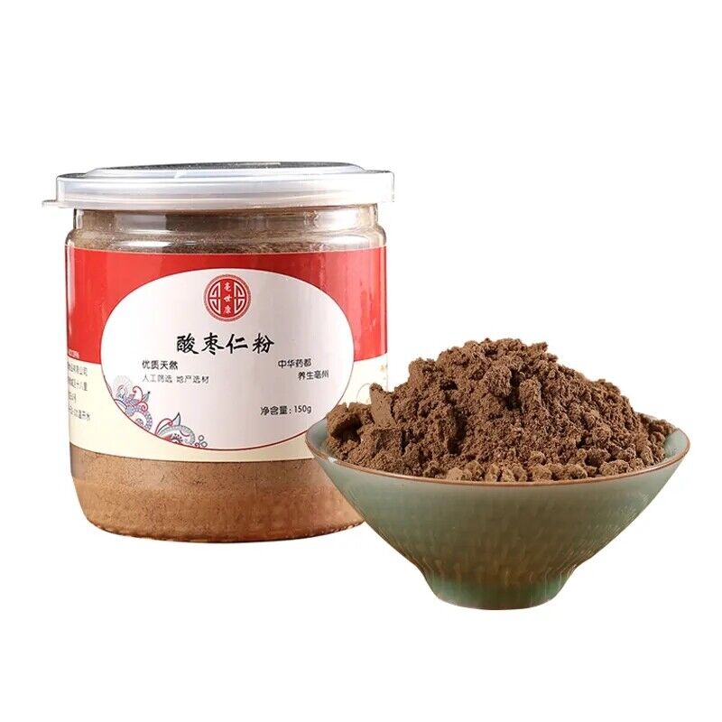 Deep-fried Suan Zao Ren Date Seed Powder Good Sleep Relieve Insomnia 150g/5.29oz