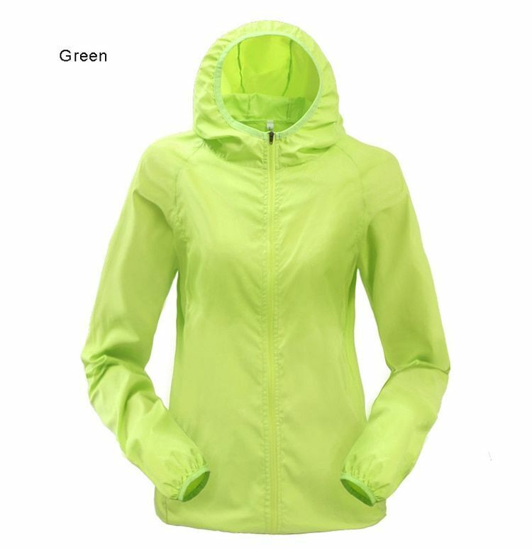 Outdoor Running Jacket Camping Hiking Bike Sport UV Proof Waterproof Windbreaker