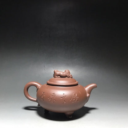 vintage chinese yixing purple clay teapot zisha ceremony teaware collection rare