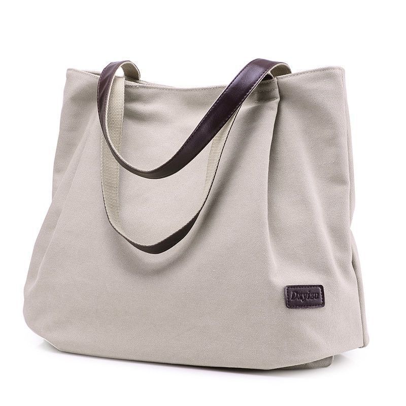 Leisure Canvas Bag Large Capacity Purse Fashion Versatile Handbag Bags Polyester