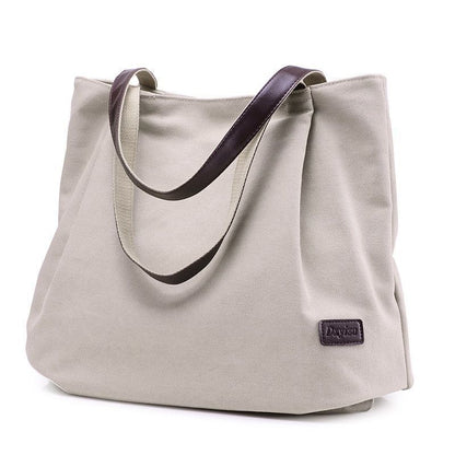 Leisure Canvas Bag Large Capacity Purse Fashion Versatile Handbag Bags Polyester