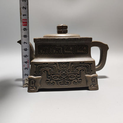 Vintage Chinese Yixing Purple Clay Teapot Zisha Ceremony Ceramic Large Teaware