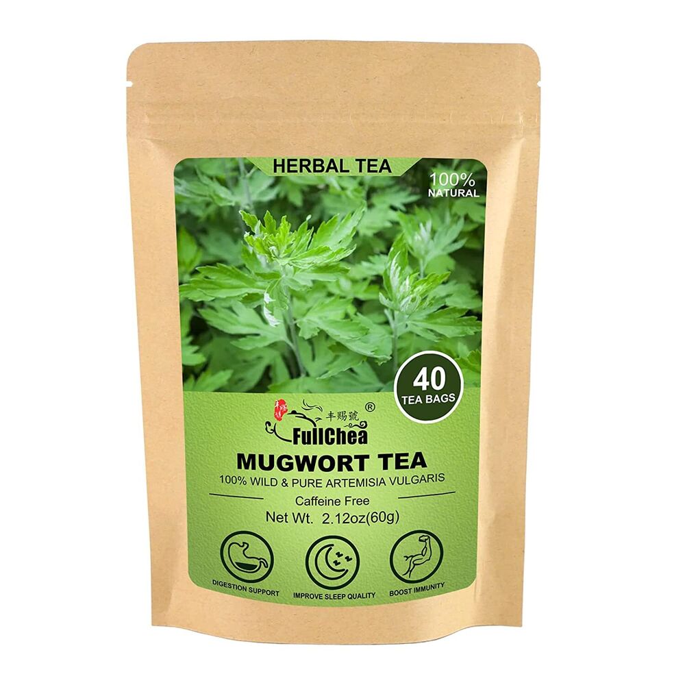 Organic Mugwort Tea Bag 40 Teabags 1.5g/bag Natural Artemisia Vulgaris