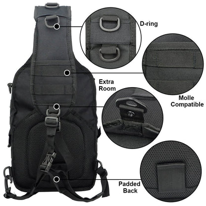 Men's Tactical Shoulder Bag Army Bags Military Camping Bag Hunting Backpack