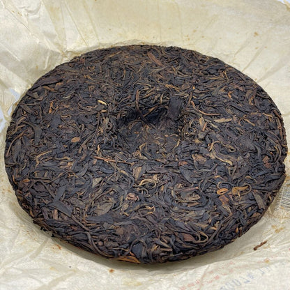 普洱茶，2007，订制茶定制茶，大字绿印大绿海豹，380克，生的