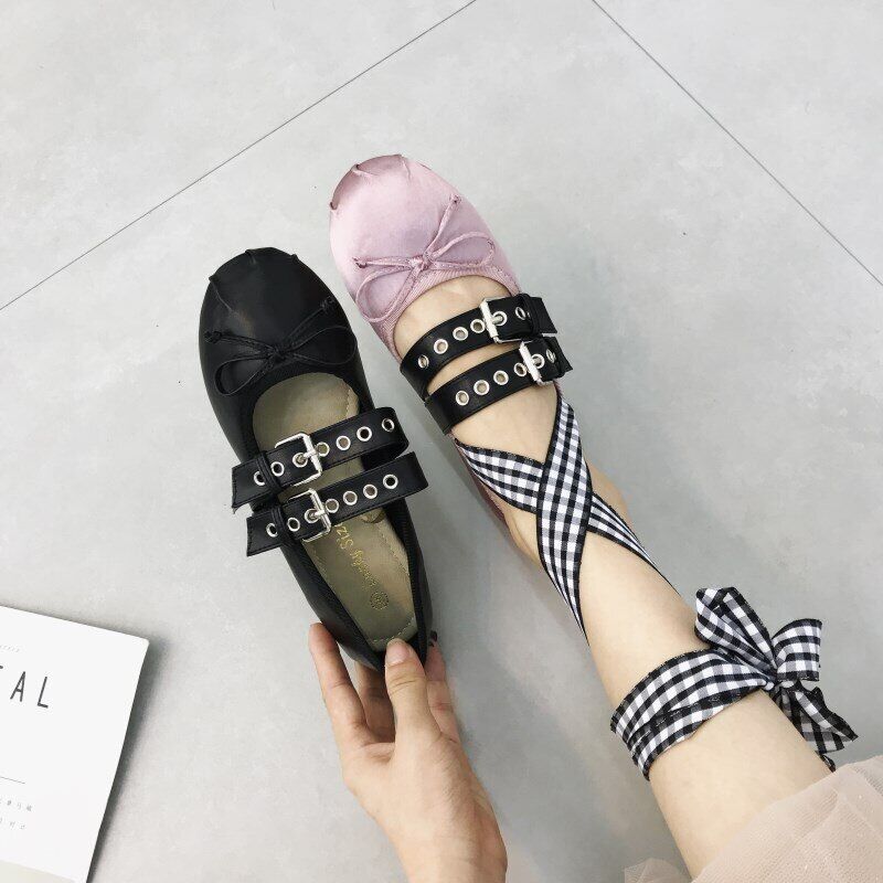 Ballet Shoes Ballet Shoes Women Bowtie Women Flats Elegant Valentine Shoes