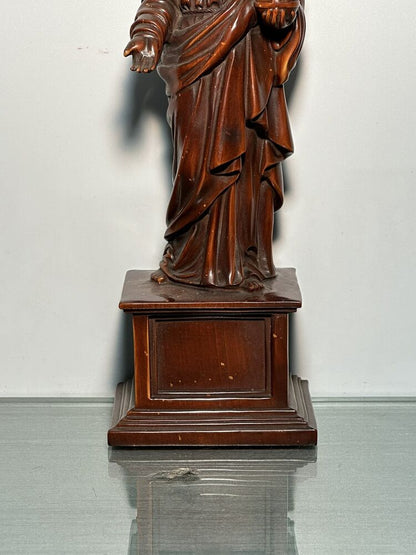 Collection Chinese Wood Carving Boxwood Figure Statue Wooden Decoration Art Work