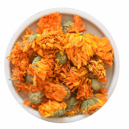 Natural calendula Officinalis herbal tea-
