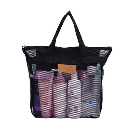 Travel Beach Bag Portable Outdoor Toiletries And Swimming Bags Mesh Storage Bag