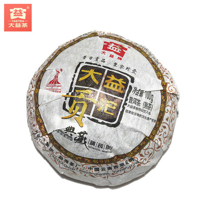 TAETEA Tribution Tuo Cha * Menghai Dayi Pu-erh Tea Ripe Puer Tuocha 100g Box