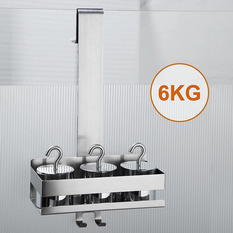 Bathroom Shelves Steel Movable No Drill Organizer Shower Support Storage Holders