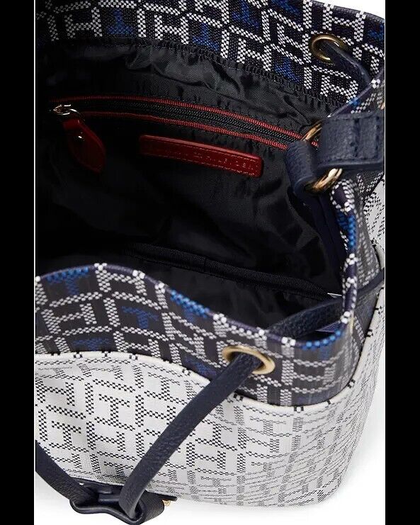 NEW! Tommy Hilfiger Laura II Bucket Crossbody Bag Monogram Gift