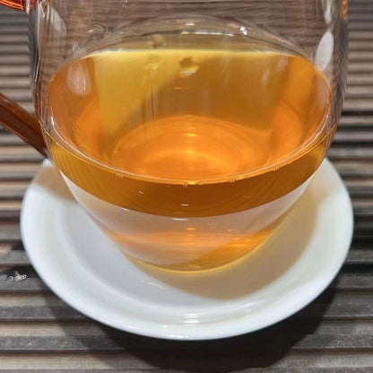 2005 Macau Hualian Banzhang Wild Ancient Tree Tea Laser Label Qizi Cake Tea 200g