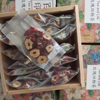 150g Gouqi Rose Red Date Chrysanthemum Herbal Flower Tea Chinese Herb Flower Tea