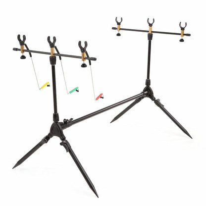 Fishing Rod Adjustable Retractable Carp Pod Stand Holder Stand Tackle Accessory