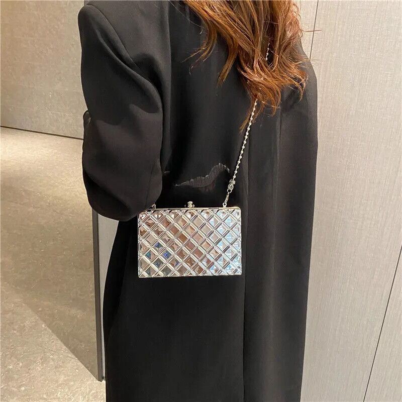 Clutch Bag Box Party Evening Chain Shoulder Crossbody Bags Mini Purse Handbags