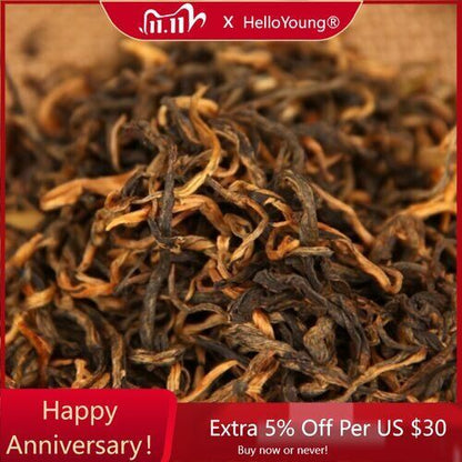 Black Old Tree Red Chinese Tea Yunnan Dian Hong Tea 80g/Box-