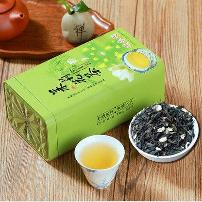 特级茉莉花茶 Natural Chinese Green Tea Premium Grade 100% Organic Jasmine Flower Tea