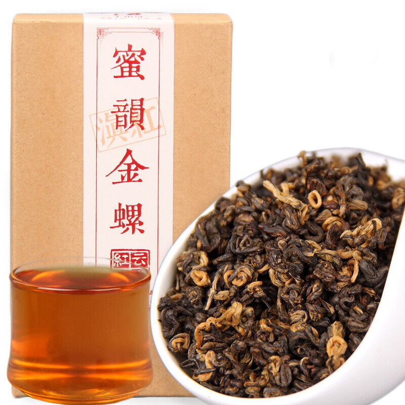 Black Tea Chinese Tea Dianhong Honey Rhyme Gold Screw Red 200g/box