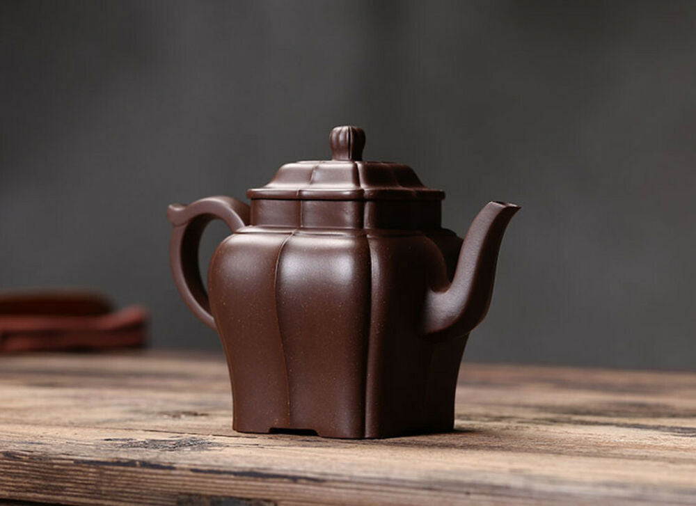 360cc chinese Yixing Handmade Zisha old Purple clay Teapot GongDeng Hu Tea Pot