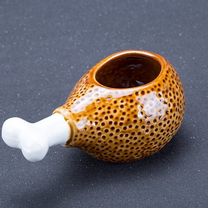 Cocktail Cup Chicken Leg Shape Hawaii Tiki Mug Beer Wine Drinkware 365ml Ceramic