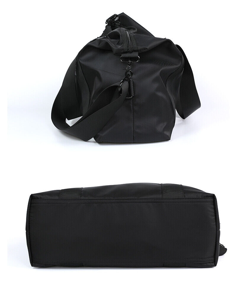 Convertible Water Resistant Nylon Shoulder Crossbody Bag Sport Gym Bag Messenger