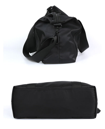 Convertible Water Resistant Nylon Shoulder Crossbody Bag Sport Gym Bag Messenger