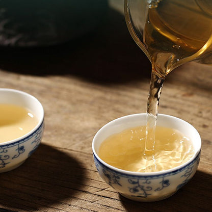 Pu Erh, Lu Tang, Smooth Bamboo Liang Zi, 2020y, 357g, Raw