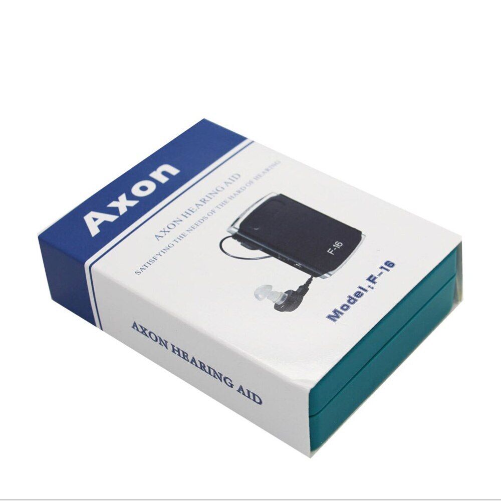 Aid AXON F-16 Pocket Hearing Personal Sound Amplifier Voice Low Noise Hearing