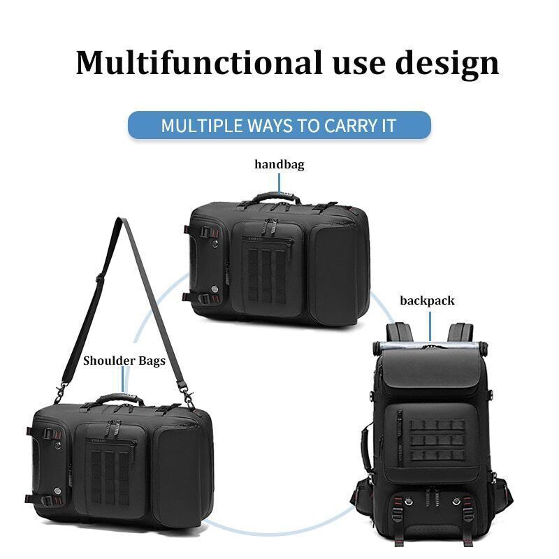 Men Travel Backpack 60L Outdoors Backpack Bag Backpack Shoe Bag
