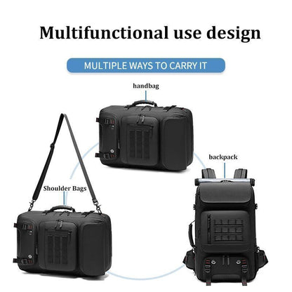 Men Travel Backpack 60L Outdoors Backpack Bag Backpack Shoe Bag