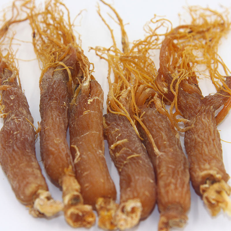 China Dried Ginseng Root Panax Ginseng Red Ginseng Whole Roots Dried Herbs 250g