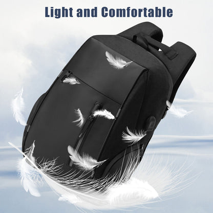 Men Backpack USB Charging Waterproof Laptop Shoulder Bag Travel School Rucksack
