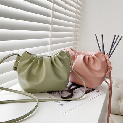 Shoulder Bag Fashion Messenger Bag Mini Cloud Purse Single Strap Handbags Zipper