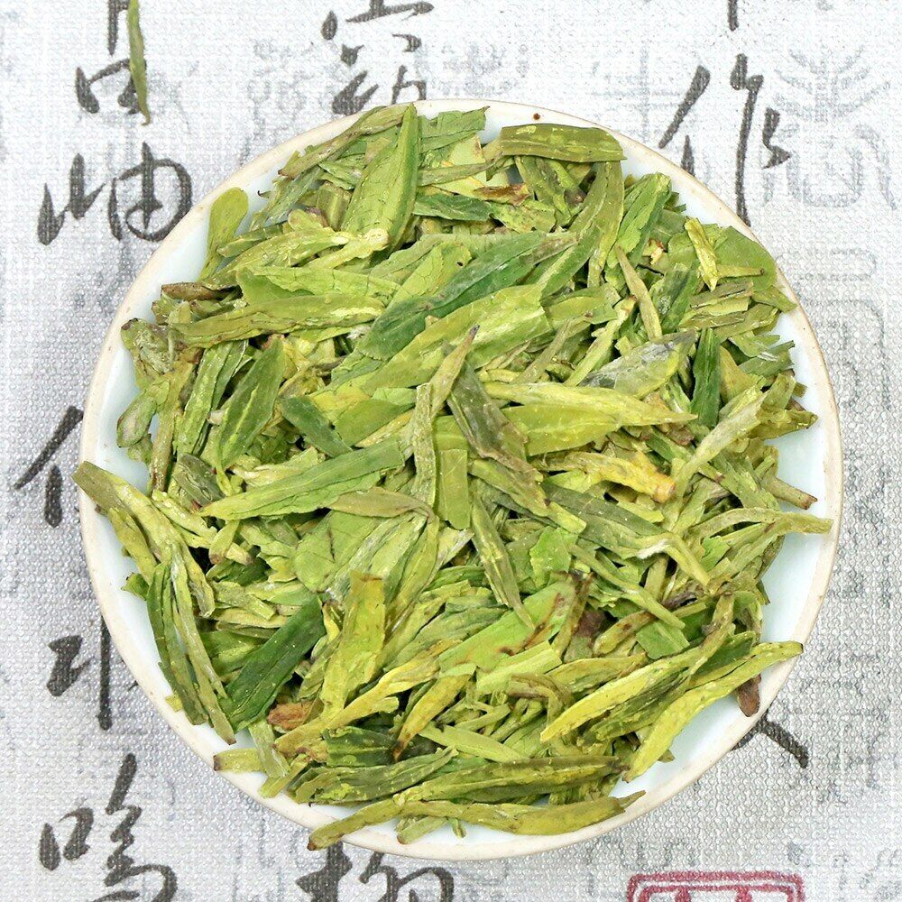 2023 Dragon Well Green Chinese Tea Spring Fresh Portable Packaging 100g/bag