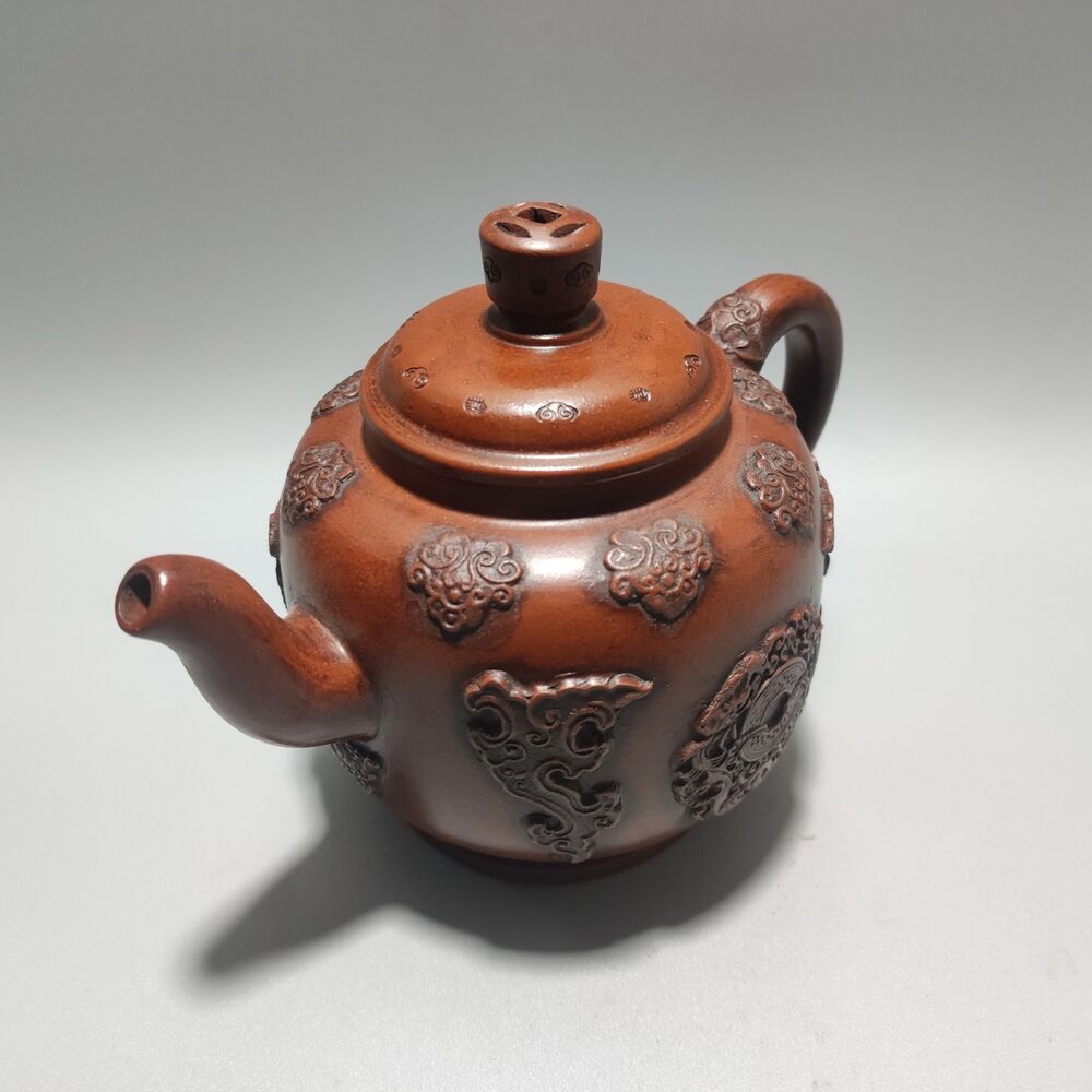 Vintage Chinese Yixing Purple Clay Teapot Zisha Ceremony Fashion Gift Teaware