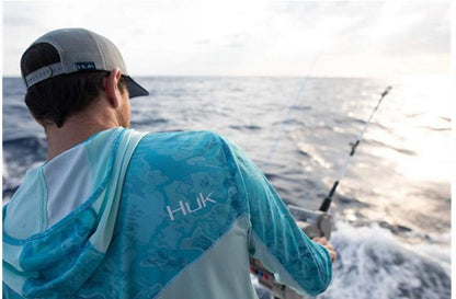 2023 New Men Hooded Fishing Shirt + Men Face Cover Fishing Outdoor Summer