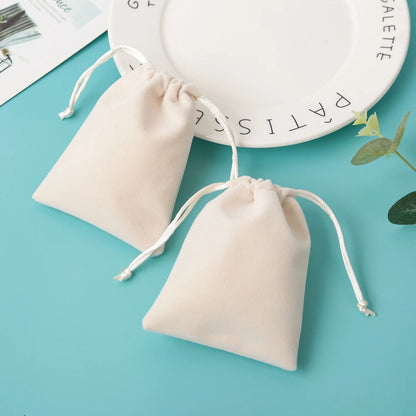 Jewelry Pouches 5Pcs Velvet Gift Packing Drawstring For Wedding Party Candy Bags