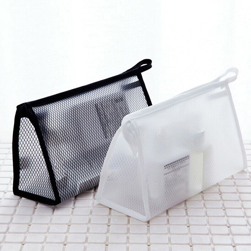 1PC Mesh Travel Cosmetic bag Cosmetic Case Makeup bag Toiletry Organizer