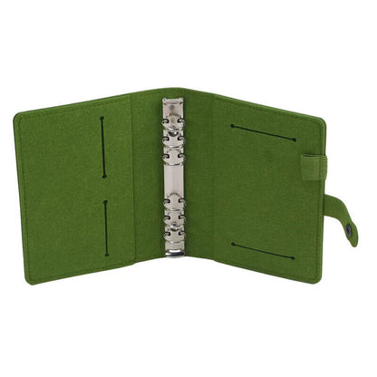 Notebook A5 A6 Felt Shell Fabric Loose Leaf DIY Planner Inner Page Ring Binders