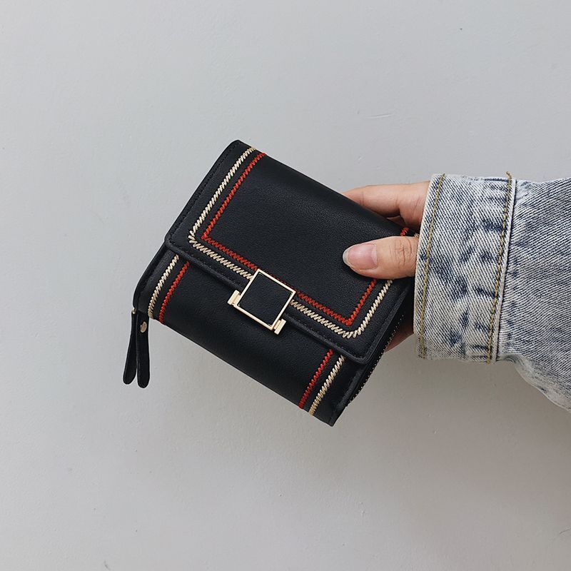 Wallet Cute Student Short Wallets Small Fashion Purse Coin Purse Card Holder 1PC