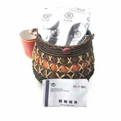 8218 Wuzhou Liu Pao Tea Jiao Cang LiuBao Black Dark Tea Basket 500g Hei Cha