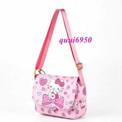 Girl Gift Kuromi My Melody Cinnamoroll Hello Kitty Crossbody Shoulder Bag Zipper